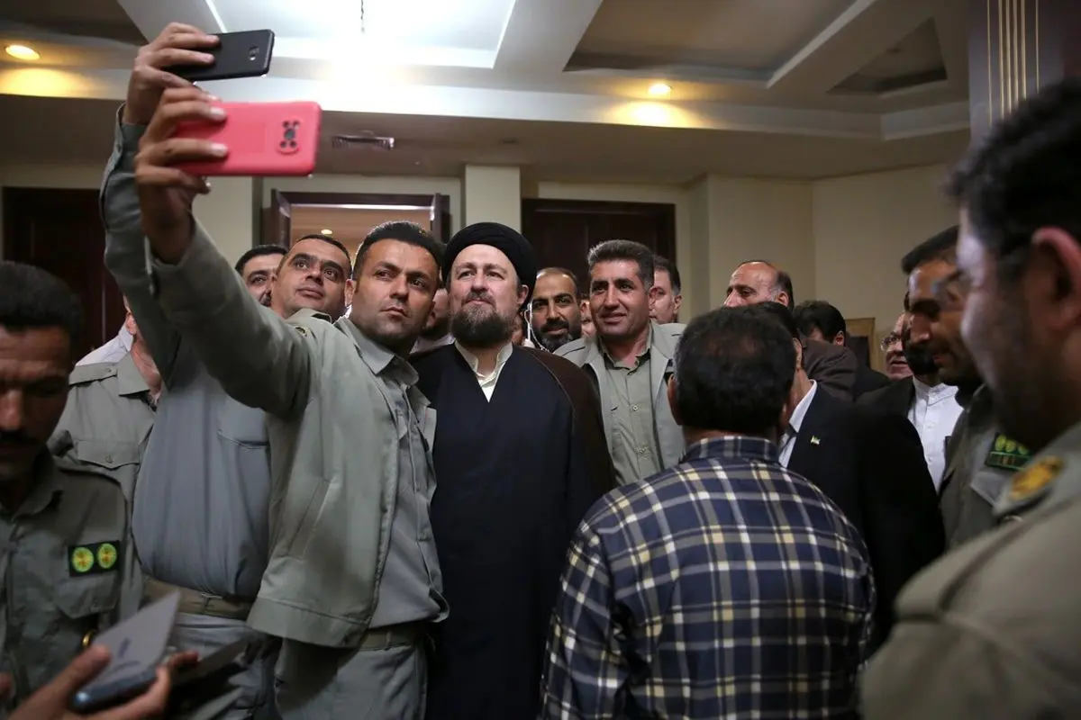 (تصاویر) تجلیل سید حسن خمینی از محیط‌بانان