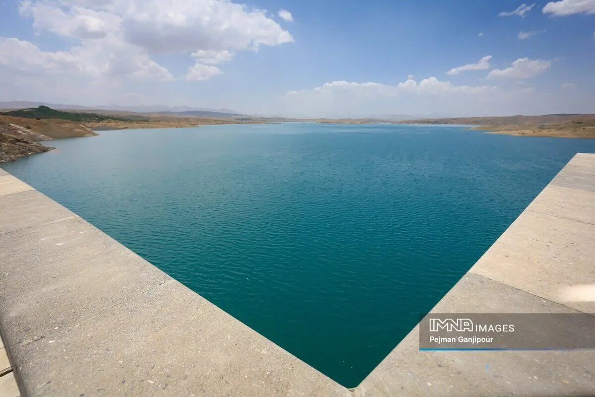 (تصاویر) آخرین وضعیت سد زاینده‌رود