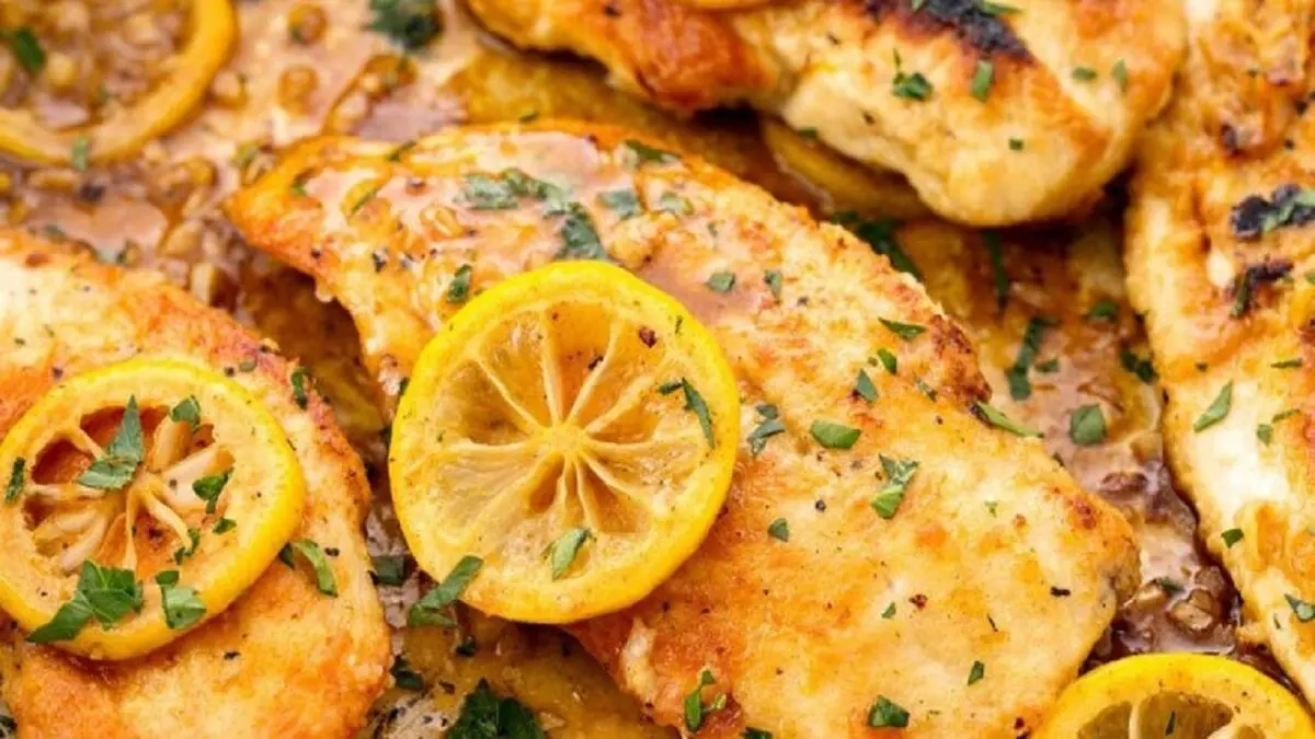 دستور تهیه پیکاتای مرغ با سس لیمویی