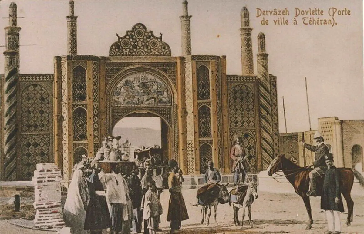 (عکس) دروازه دولت در یک قاب تاریخی