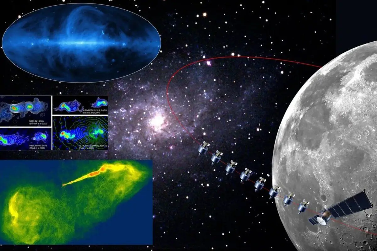 چین در فضا آرایه تلسکوپی می‌سازد!