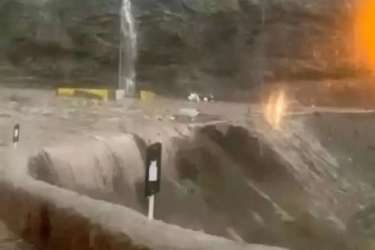 (ویدئو) ادعای هولناک صاحب یک رستوران از سیل در جاده چالوس