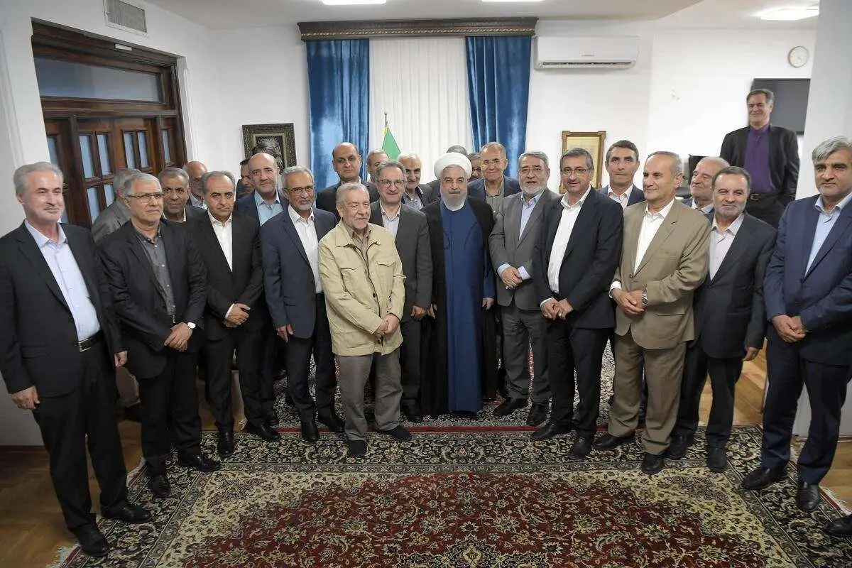 (تصاویر) دیدار روحانی با استانداران سابق