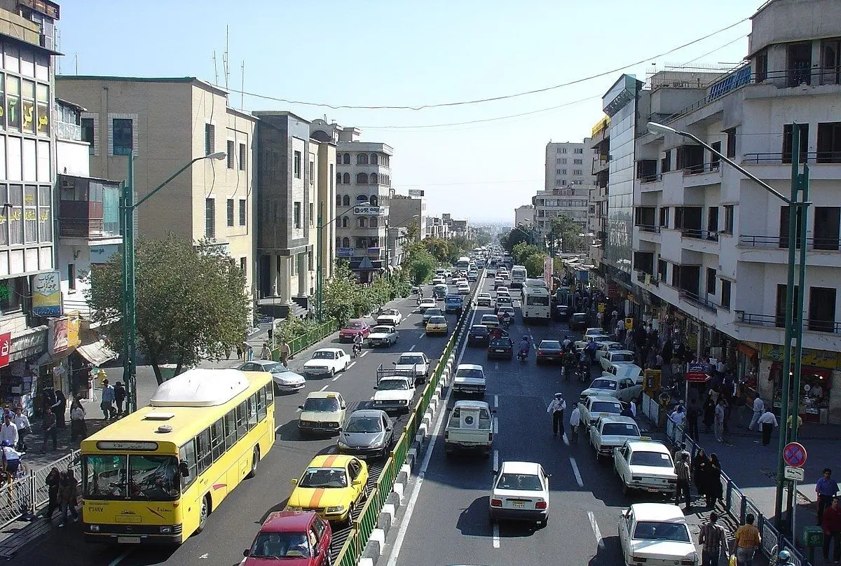 (عکس) سال ۱۳۴۵؛ تقاطع خیابان کارگر با جمهوری اسلامی