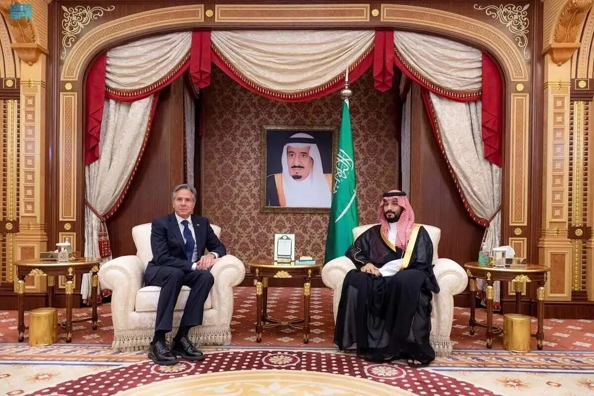۱۰۰ دقیقه گفتگوی "صریح" بلینکن با بنسلمان