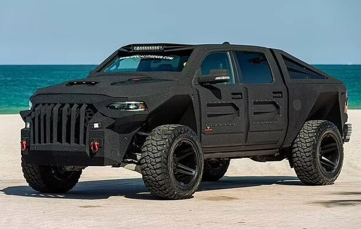 (عکس) وانت غول‌پیکر ۸ میلیاردی که برای آخرالزمان طراحی شده است