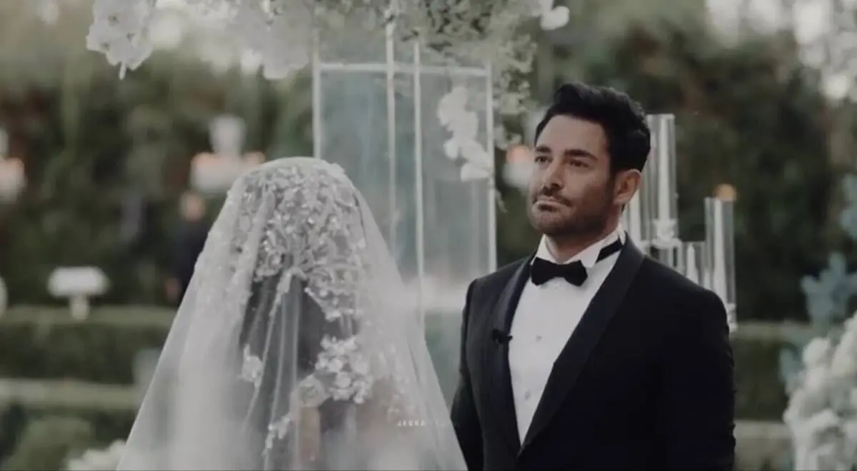 (ویدئو) انتشار عکس عروسی گلزار در تلویزیون