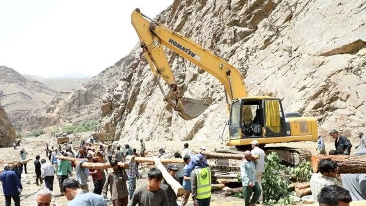 (ویدئو) انسداد رودخانه پشت سد کرج