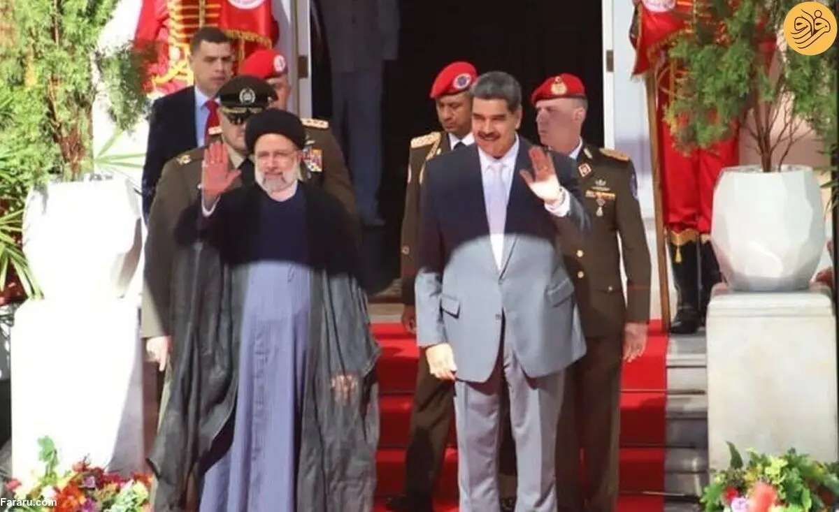 (ویدئو) خداحافظی رئیسی با مادورو:  قدم شما روی چشم!