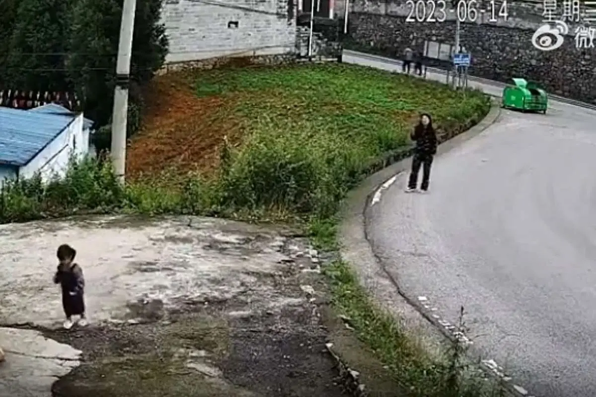 (ویدئو) حمله وحشتناک یک سگ به دختربچه