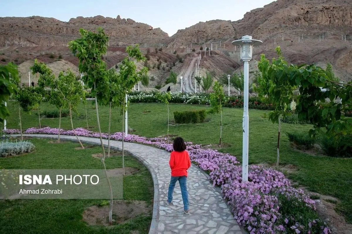 (تصاویر) هزار هکتار بوستان در جنوب قم