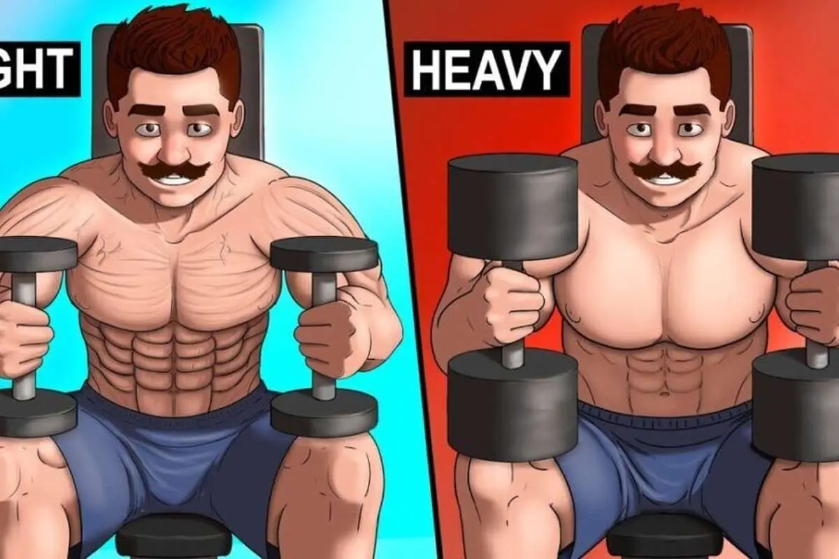 وزنههای سنگین یا سبک؛ کدام یک باعث عضله سازی بیشتر میشوند؟