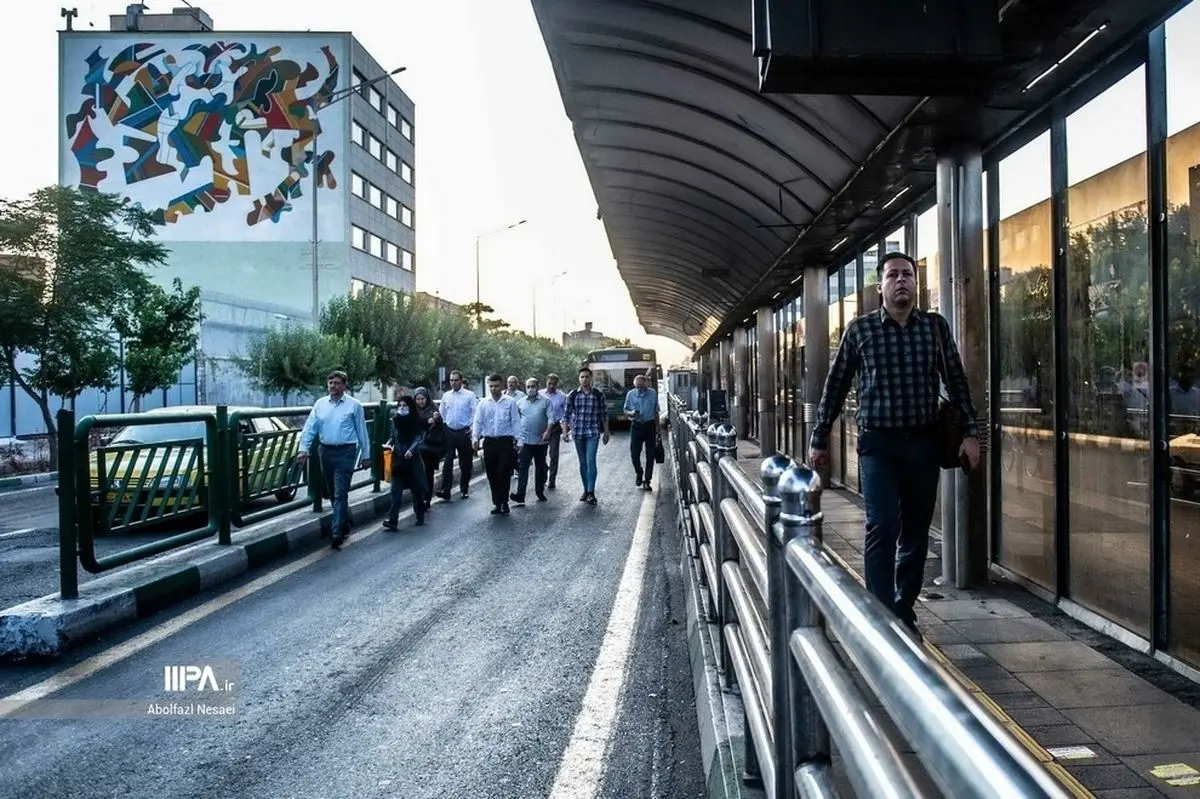 (تصاویر) تهران ساعت ۵ صبح