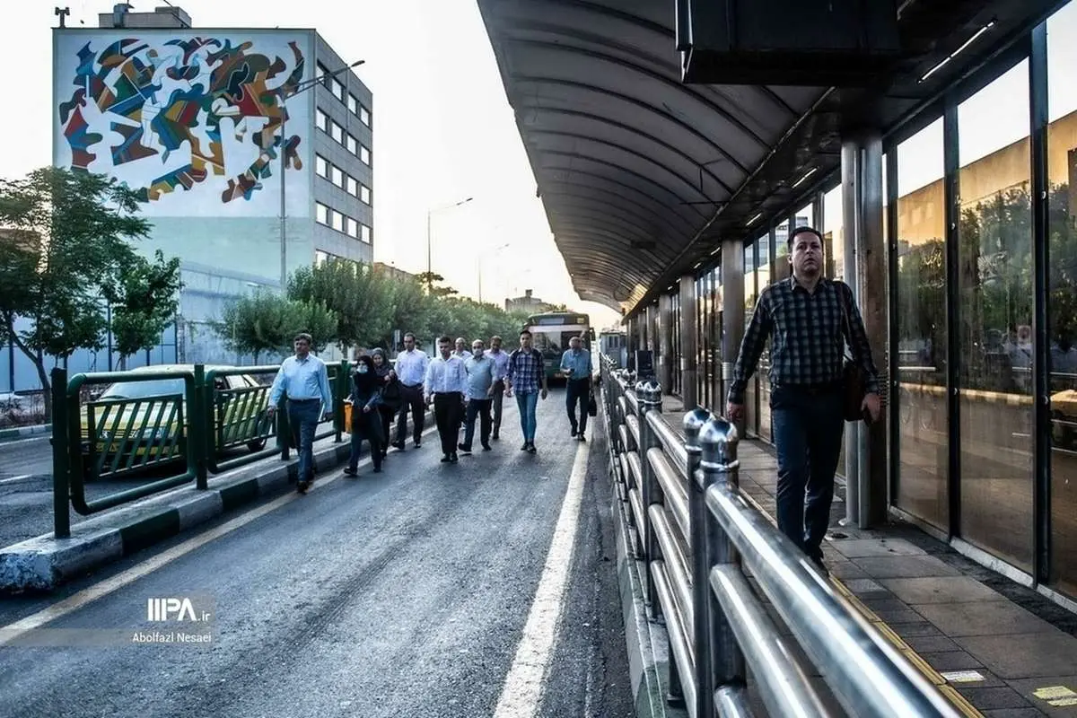(تصاویر) تهران ساعت ۵ صبح