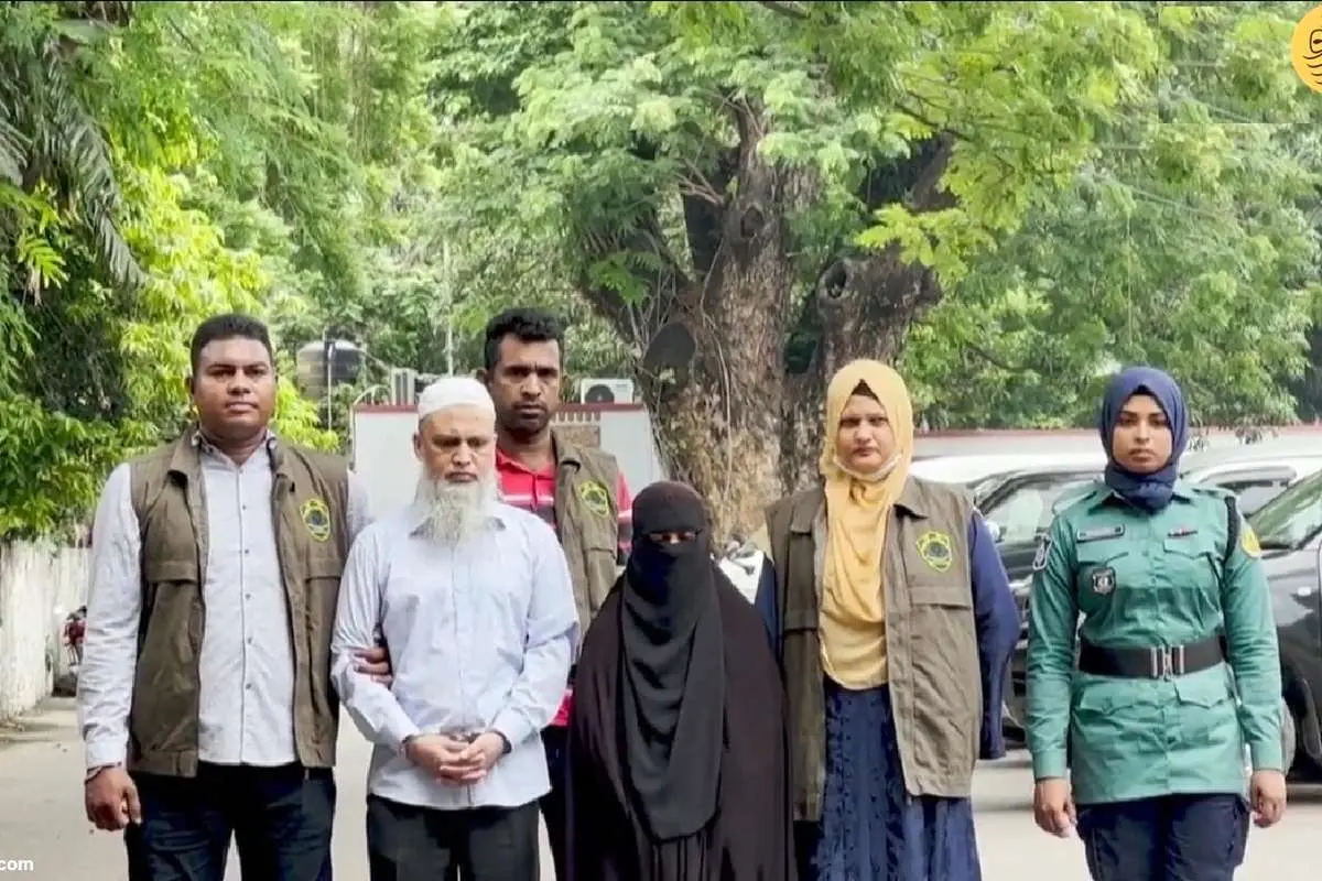 (ویدئو) بازداشت رهبر یک گروه افراطی و همسرش در بنگلادش