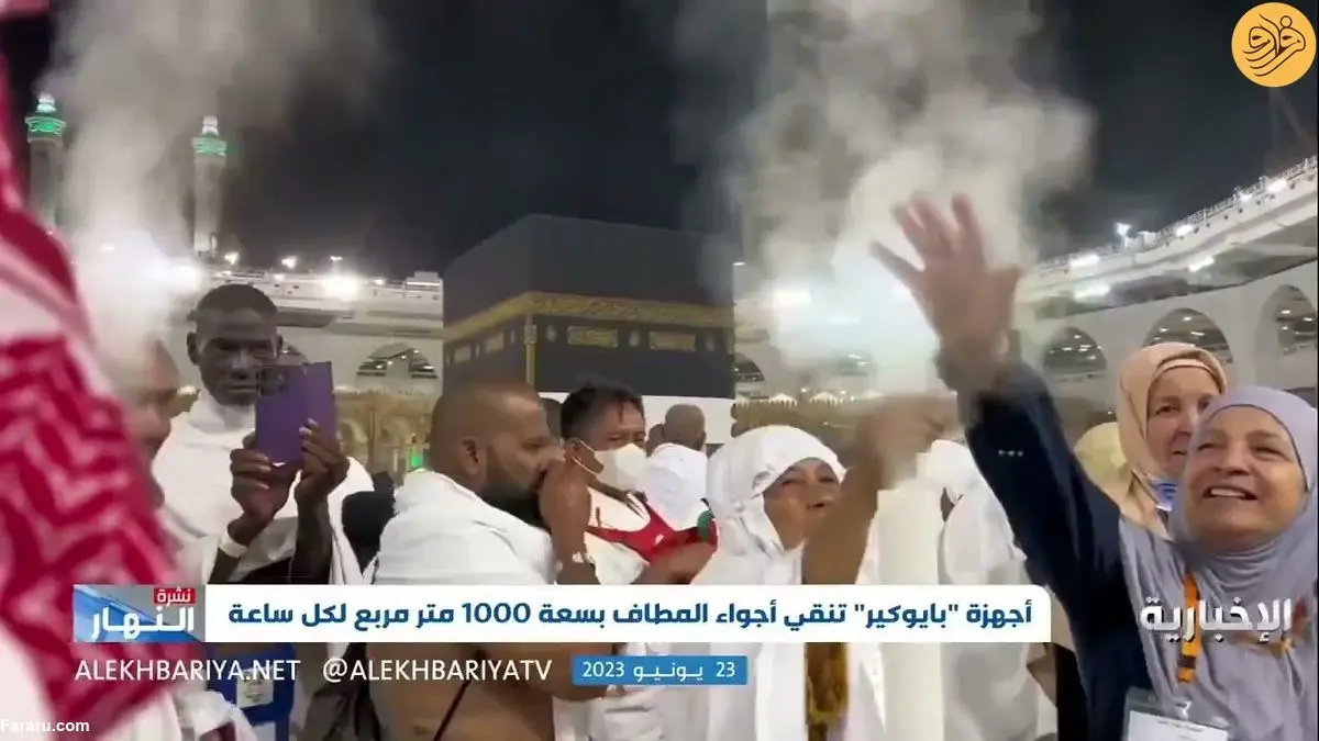 (ویدئو) دستگاه‌های تصفیه هوا در خانه خدا