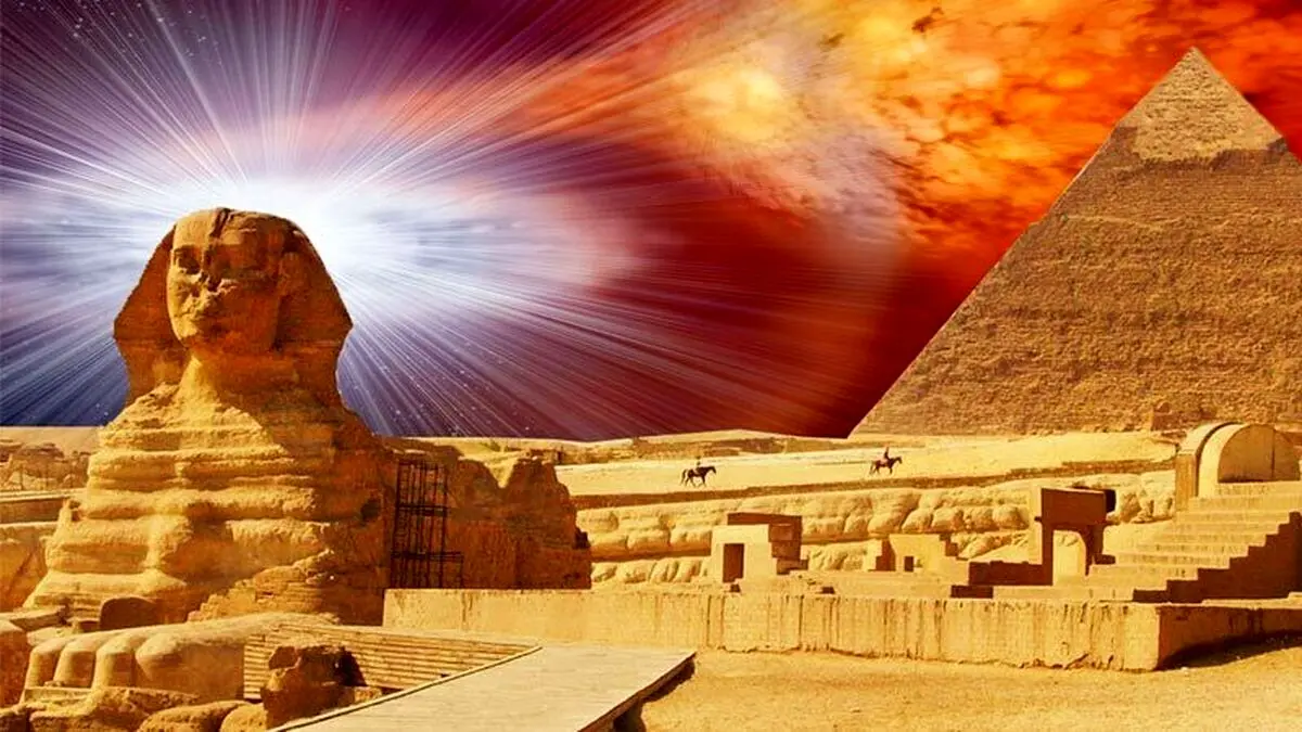 (ویدیو) تصاویر عجیب هوش مصنوعی از سازنده اهرام مصر