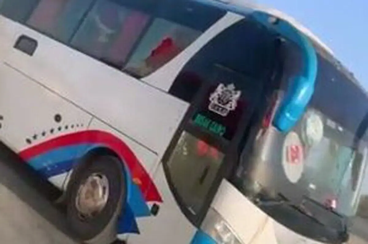(ویدئو) پرواز باورنکردنی یک اتوبوس درپی توفان سنگین!