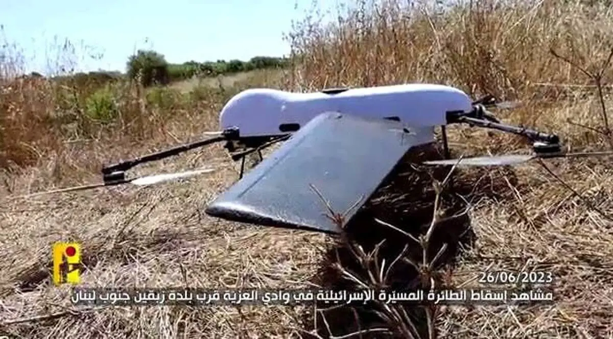 (ویدئو) حزب‌الله لبنان یک کوادکوپتر ارتش اسرائیل را به زمین نشاند