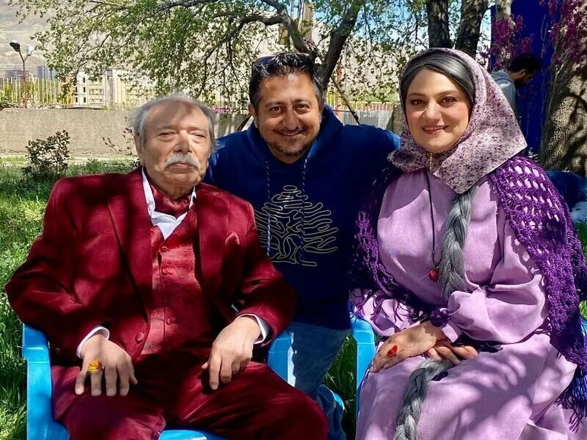 تصویری متفاوت از شبنم مقدمی کنار علی نصیریان