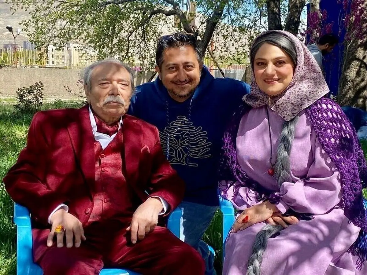 تصویری متفاوت از شبنم مقدمی کنار علی نصیریان