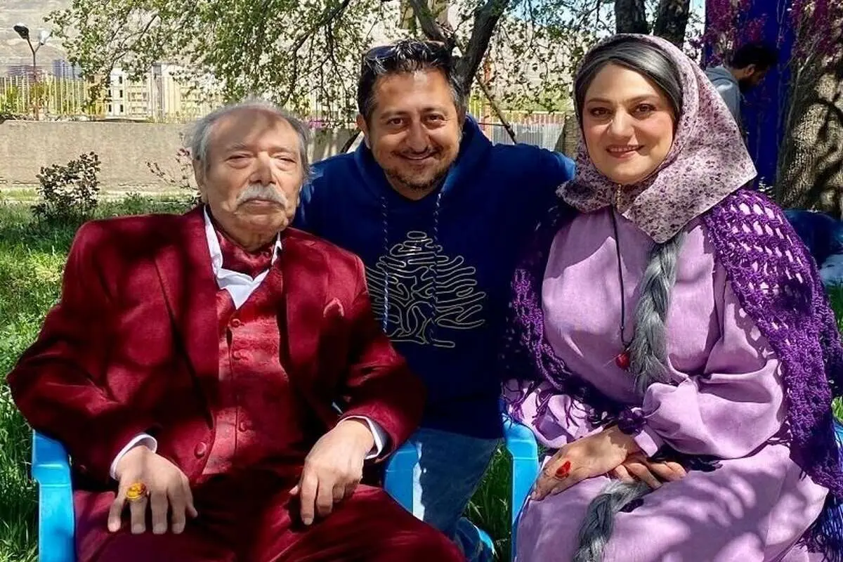 تصویری متفاوت از شبنم مقدمی کنار علی نصیریان