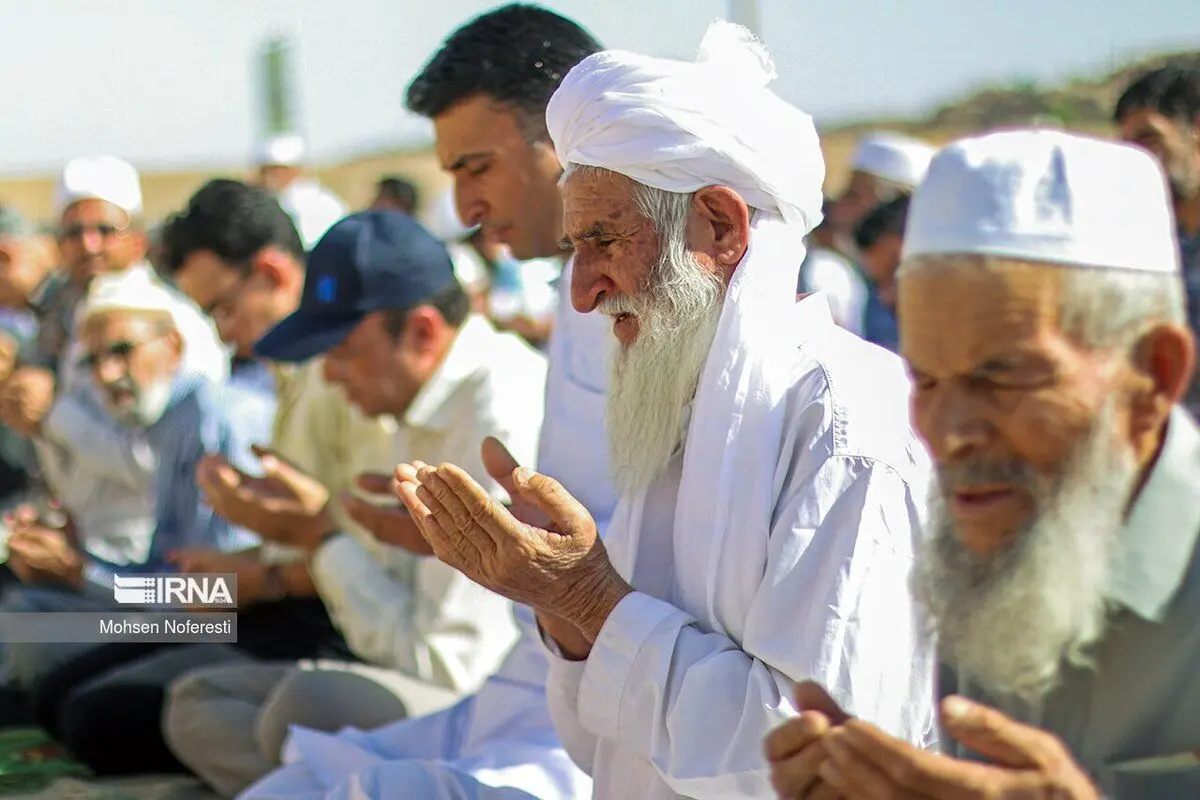 (تصاویر) نماز عید قربان اهل سنت بندر ترکمن و خراسان