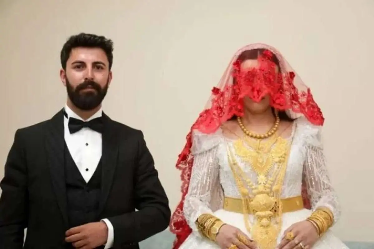 (تصاویر) عروسی جنجالی در ترکیه؛ از عروس غرق در طلا تا چمدانهای پر از پول