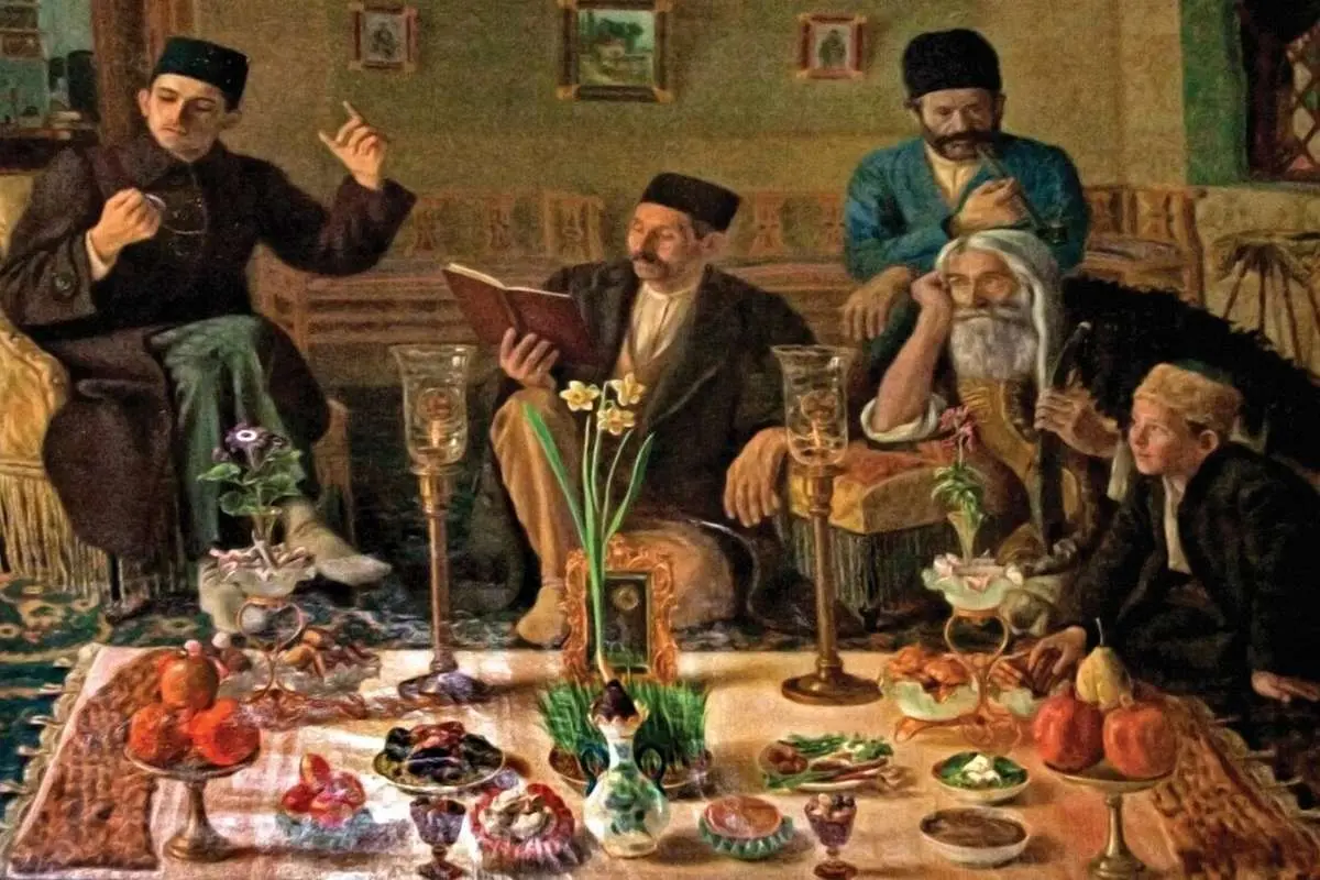 تصاویر کمتر دیده شده از سنتهای پادشاهان قاجار برای برگزاری عید نوروز در کاخ گلستان