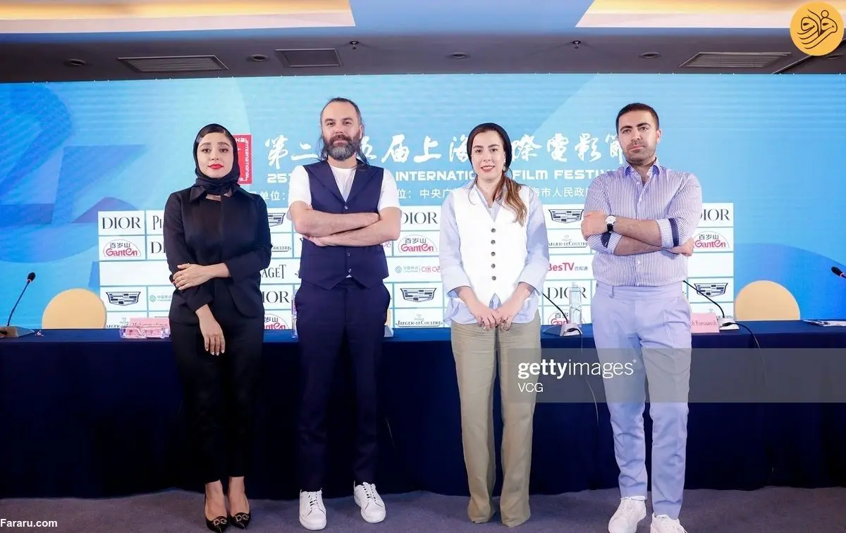 (تصاویر) عوامل فیلم ایرانی «آزردگان» در جشنواره شانگهای