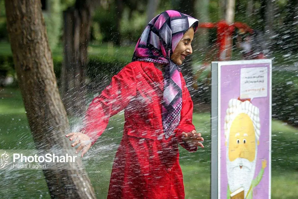 (تصاویر) گرمای هوا در مشهد