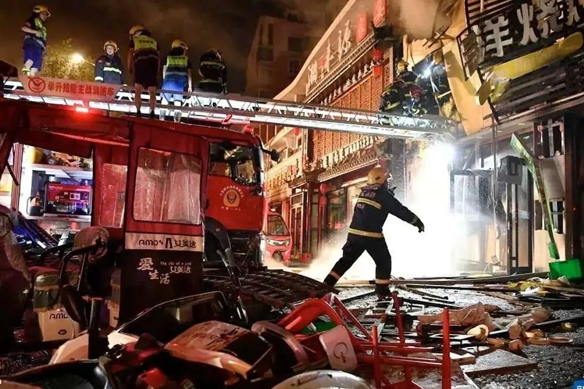 (ویدئو) انفجار مرگبار در چین