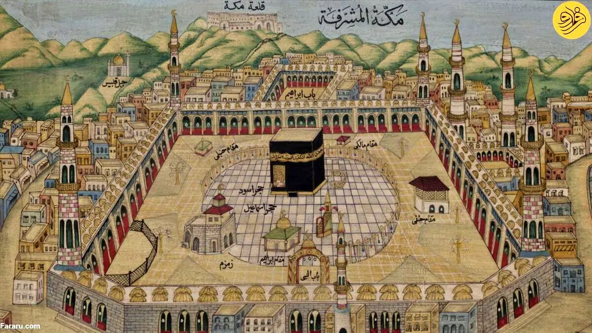 (تصاویر) مکه و مسجدالحرام در گذر تاریخ