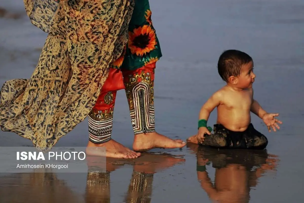 (تصاویر) ساحل بندرعباس بر مدار گرما