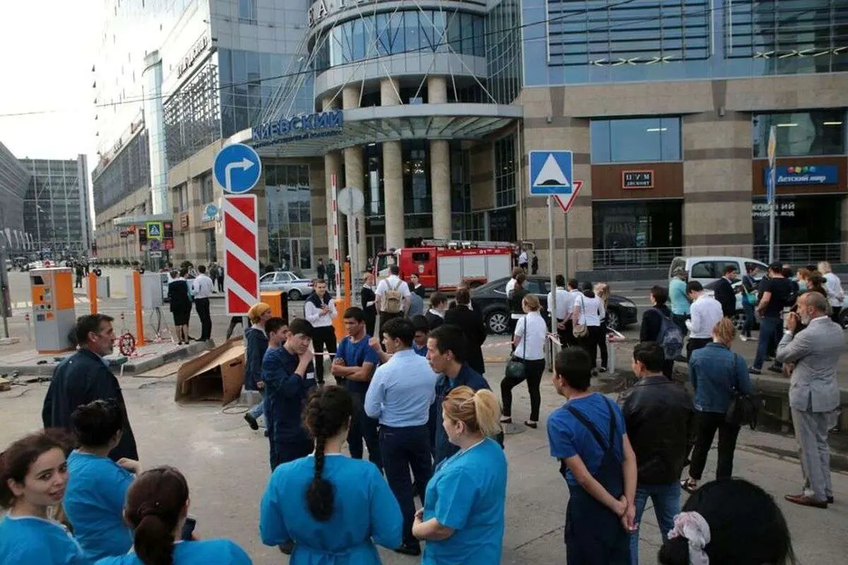 (ویدئو) تخلیه اماکن عمومی و توریستی مسکو