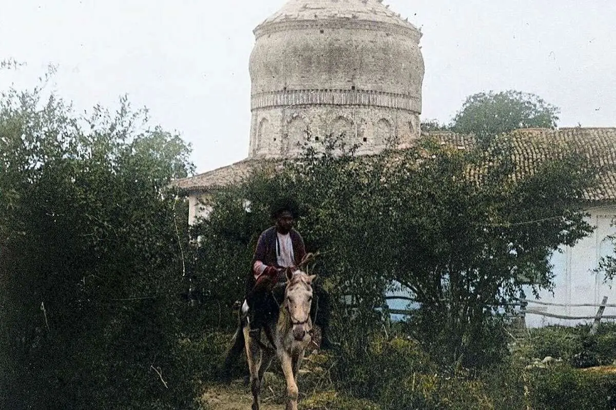 تصویر زیبای یک روستا در مازندران در دوران قاجار