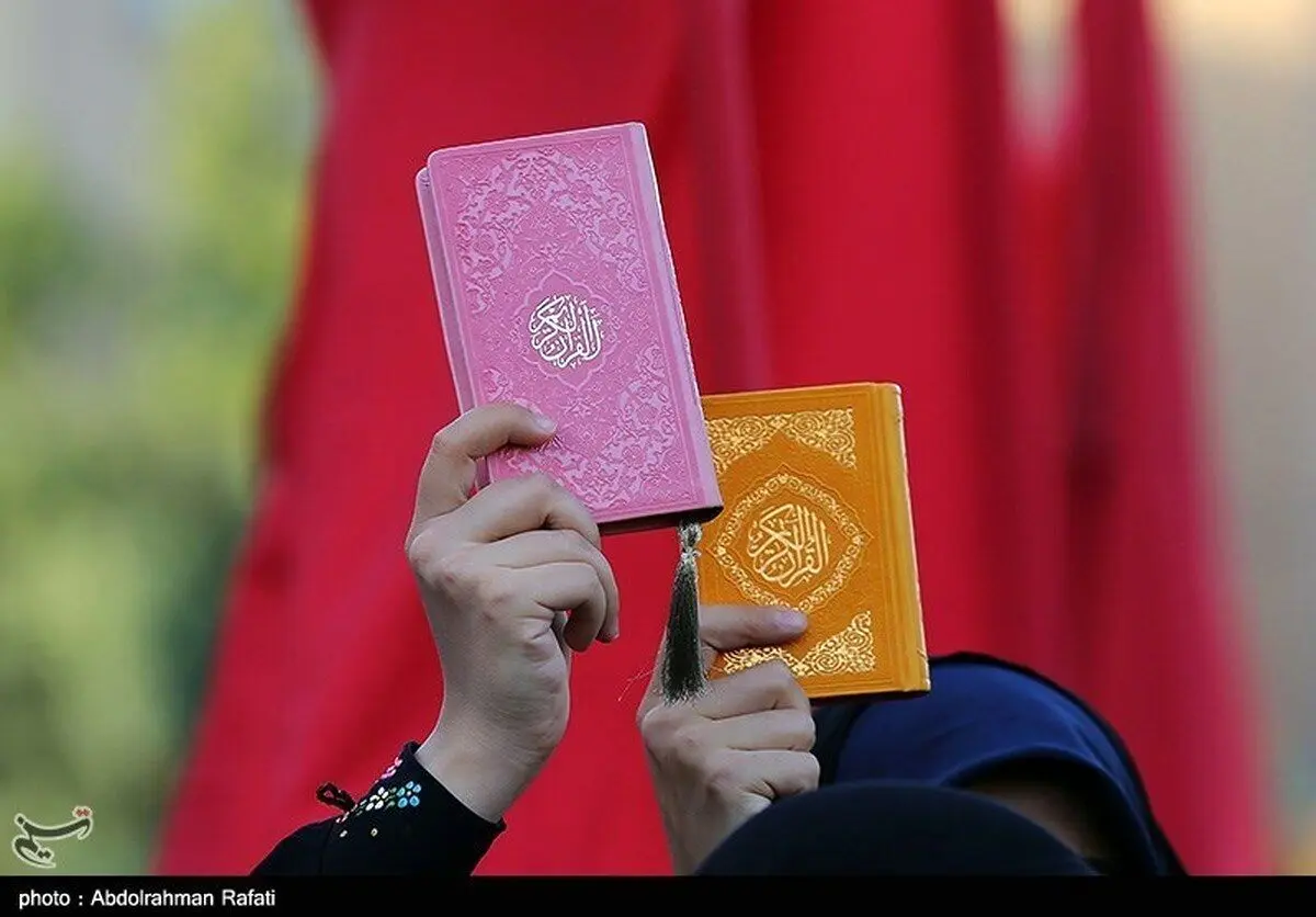 (تصاویر) تجمع همدانی‌ها در محکومیت هتک حرمت قرآن