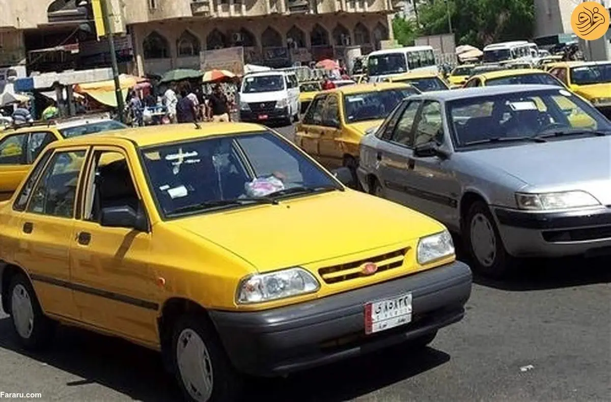 (ویدئو) راننده تاکسی پراید همسرش را زیر گرفت و فرار کرد!