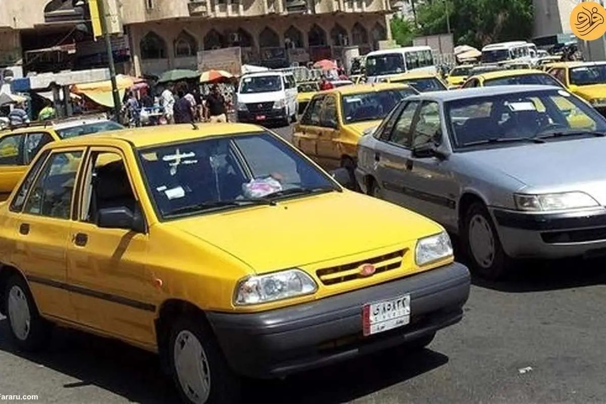 (ویدئو) راننده تاکسی پراید همسرش را زیر گرفت و فرار کرد!