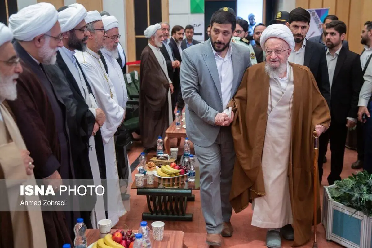 (تصاویر) آیین کلنگ‌زنی ساختمان شبکه‌های جهانی ولایت