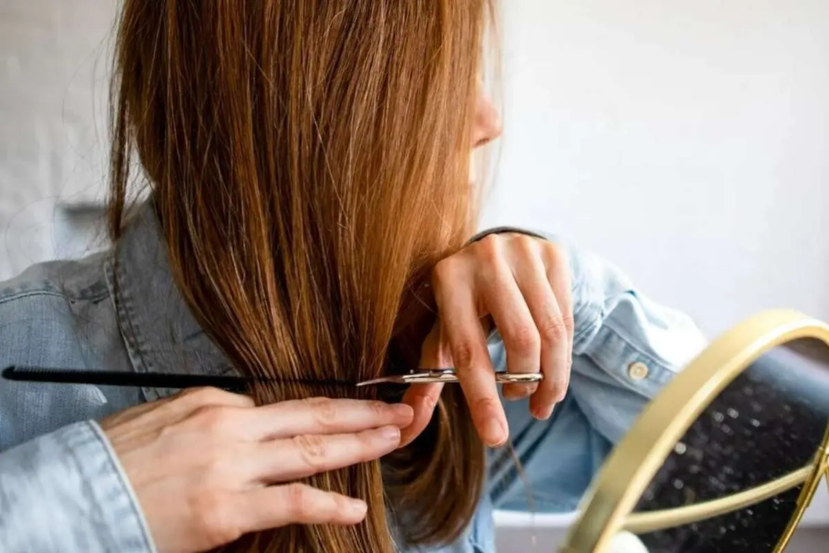 آموزش کوتاه کردن مو در خانه با کمک کش سر