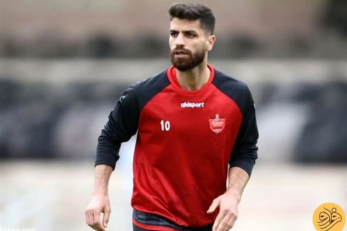 (عکس) تیپ جذاب میلاد سرلک در باشگاه پرسپولیس