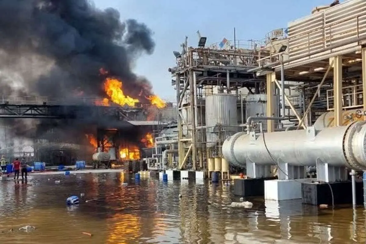 علت آتش‌سوزی در شرکت نفت آفتاب بندرعباس چه بود؟