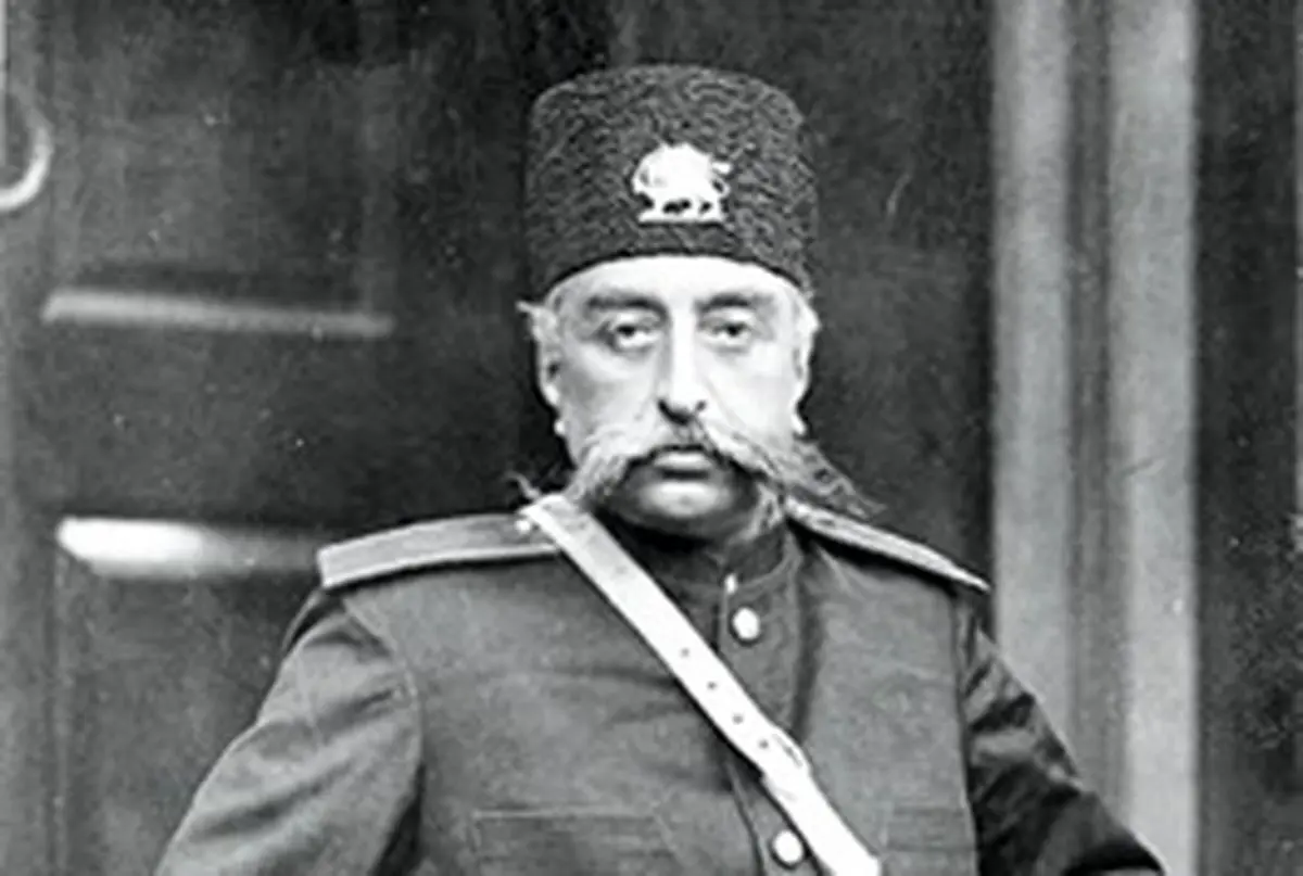 عکسی از مظفرالدین ‌شاه وقتی پلنگ شکار می کرد