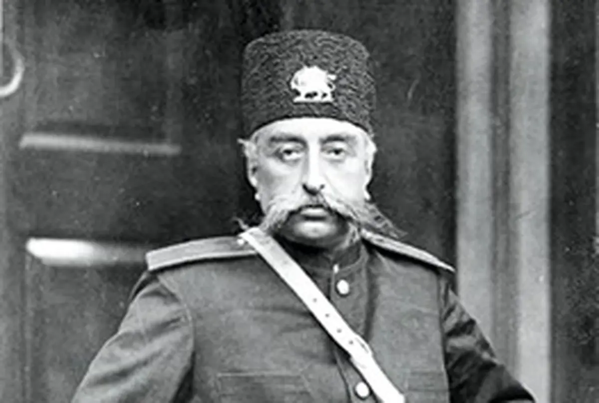 عکسی از مظفرالدین ‌شاه وقتی پلنگ شکار می کرد