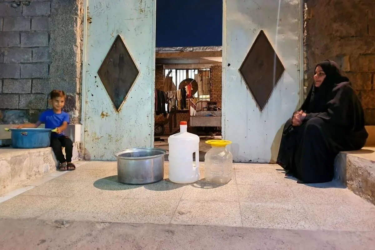 (ویدئو) قطع ۲۰ روزه آب شرب در ملاشیه اهواز