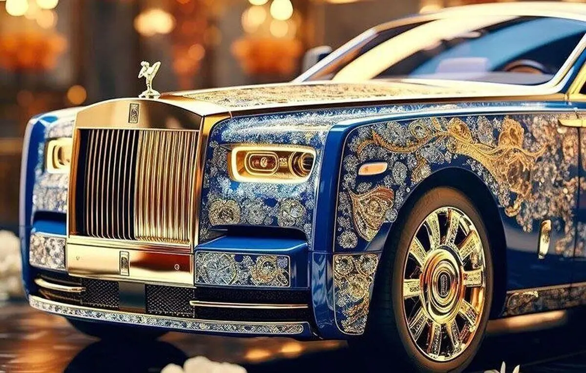 (تصاویر) لاکچری‌ترین رولز رویس جهان به سبک معماری ایرانی