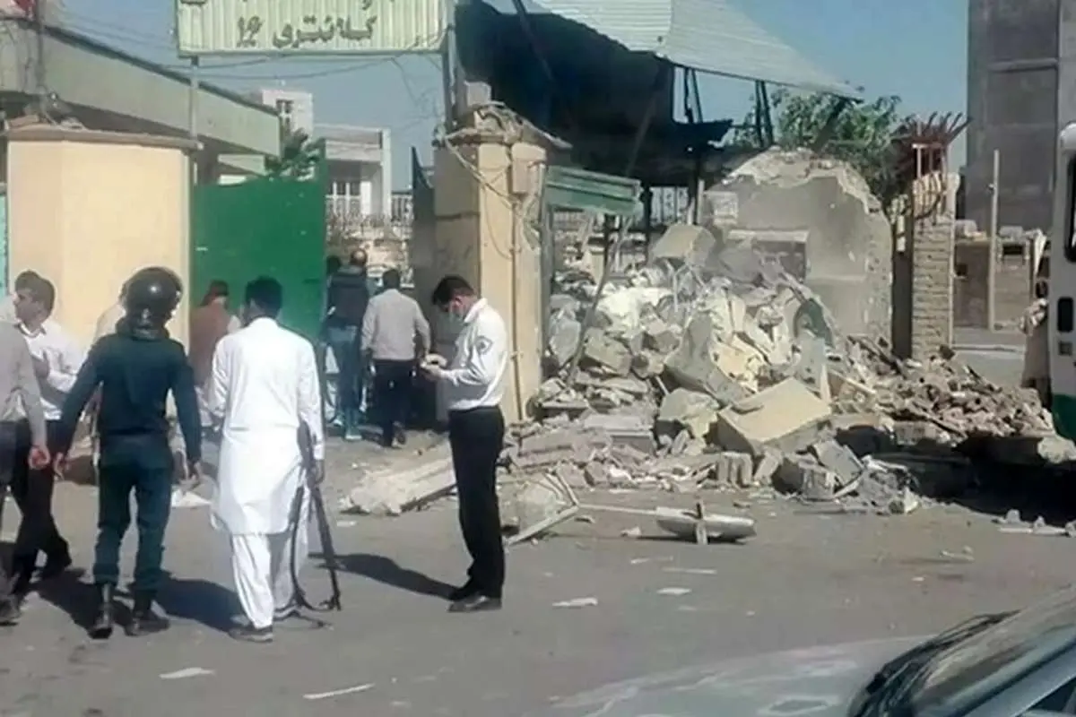 (ویدیو) تصاویر جدید حمله تروریستی به کلانتری ۱۶ زاهدان