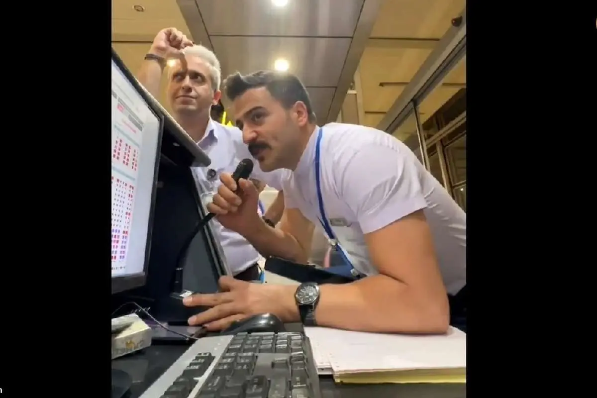 (ویدئو) پیجر فرودگاه امام توجه‌ها را به خود جلب کرد