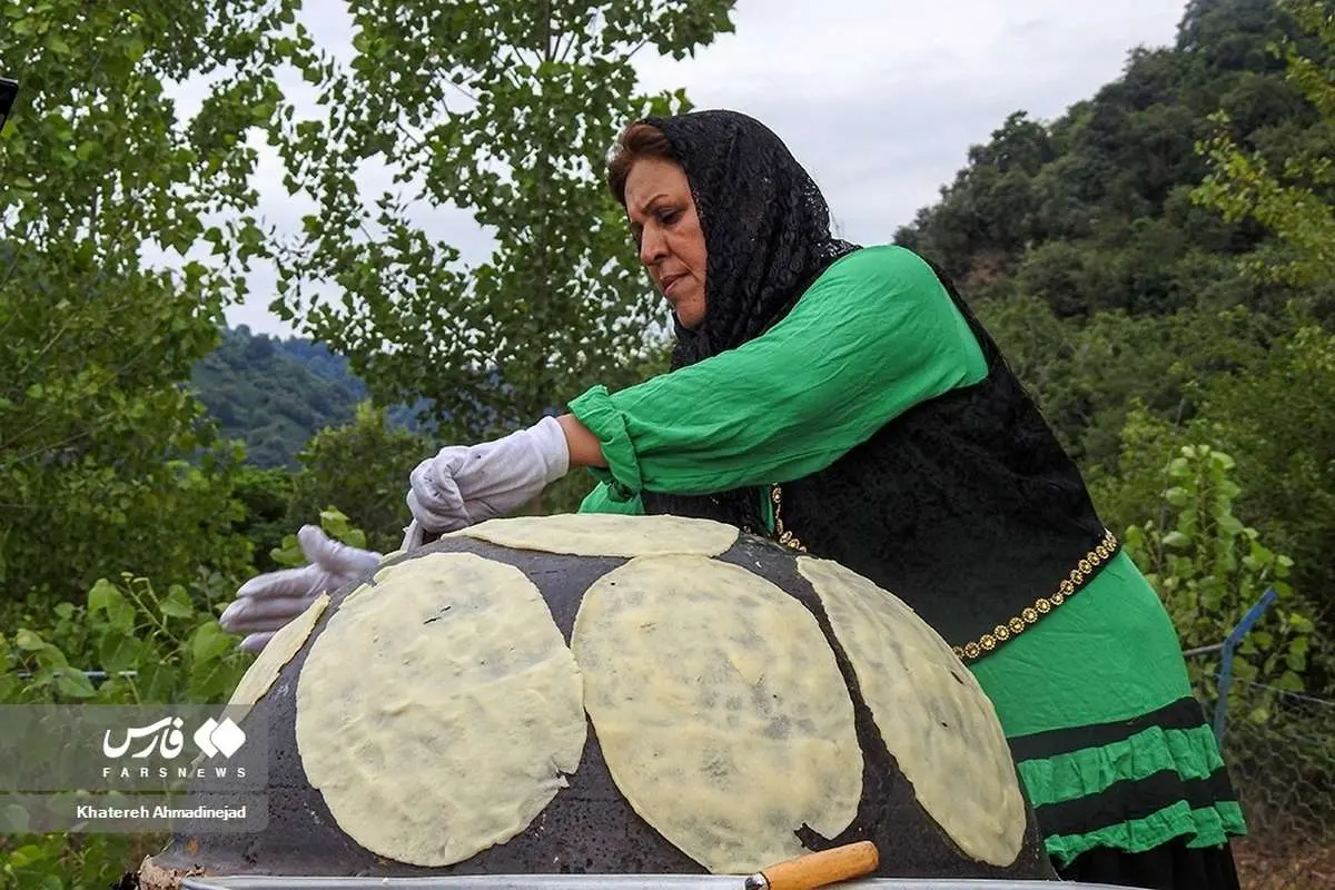 (تصاویر) جشنواره نان برنجی گیلان